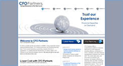 Desktop Screenshot of cfo-partners.com