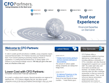Tablet Screenshot of cfo-partners.com